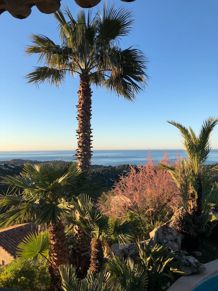 Villa Corte Réal Piscine Et Vue Mer - Gassin