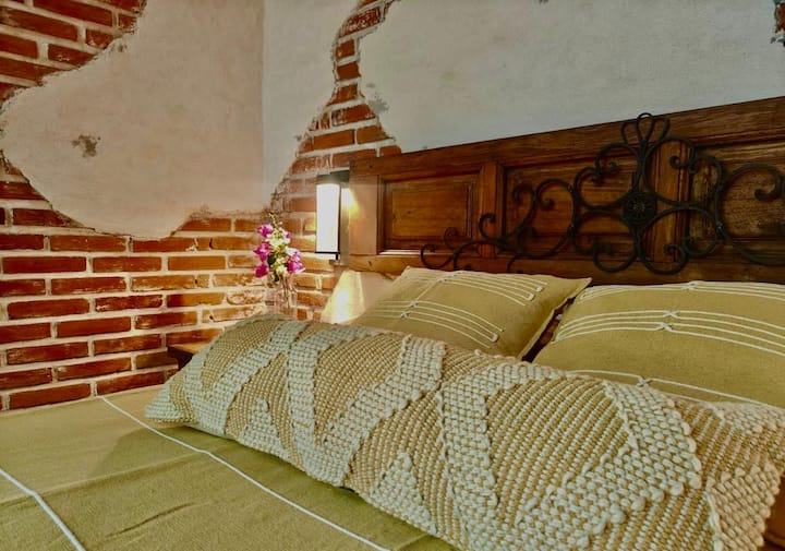 Habitación Cama Queen, Terraza, Alberca - Tepoztlán