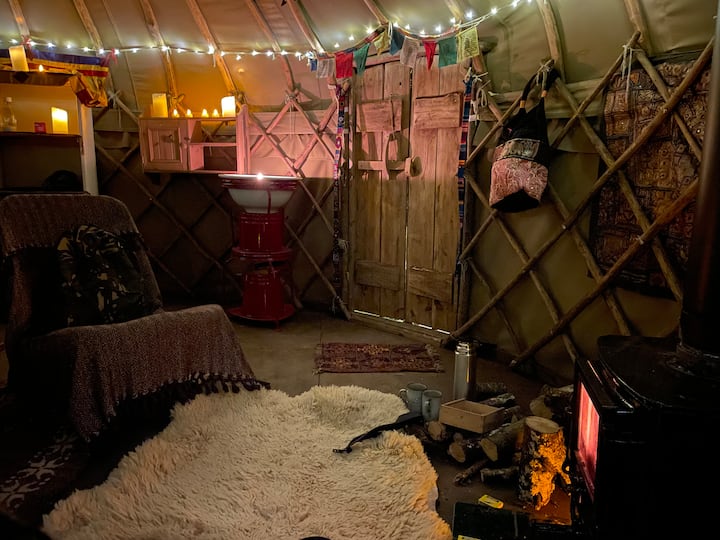 Wolf Moon • Quiet Moon • Yurt - Cardigan