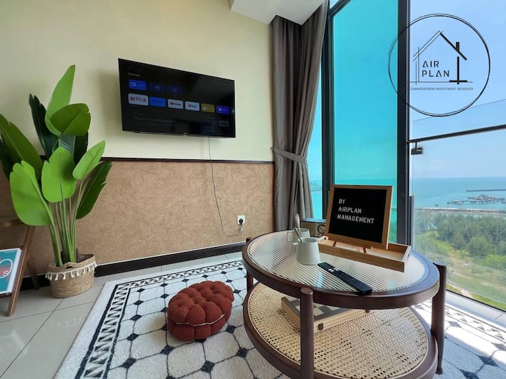 Pd 1br Sunset Seaview Suite - Lulu Fun House - Port Dickson