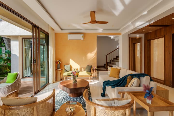 Lux 3BHK Villa Jas W/Pool Anjuna