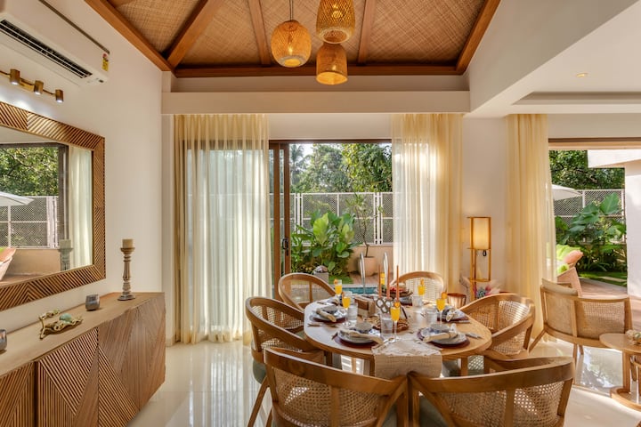Lux 3BHK Villa Jas W/Pool Anjuna