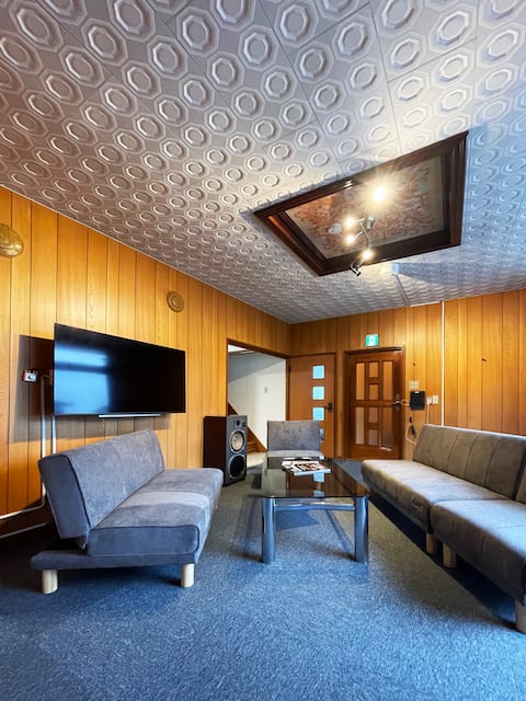 Futsu-iwa, Abashiri City, a house with a view of the sea, 7 people