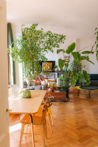 Uniek verblijf in oud stadstheater met dakterras