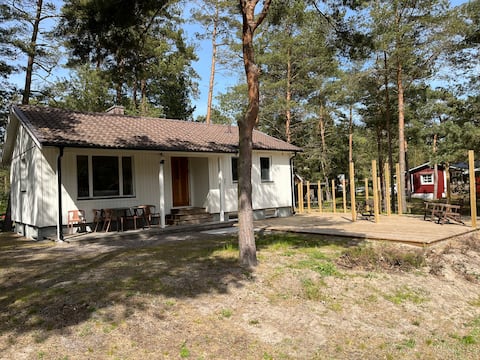 The cottage in a holiday idyll