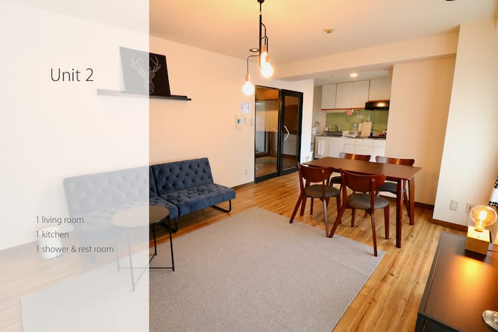 Near Susukino / 2 Rooms For Rent - Sapporo