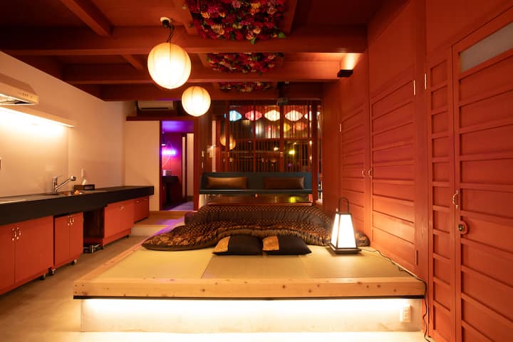 湯と灯りに包まれる別世界、江の島神社まで30秒、一組限定の貸切宿 - Kamakura