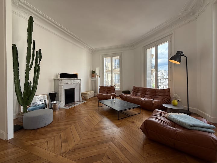 Grand Appartement Lumineux, 90m2 - Levallois-Perret