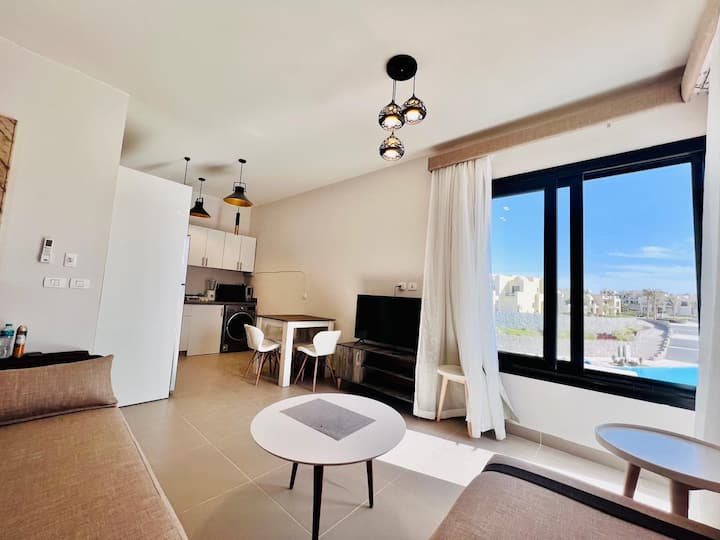 Modern 3br Escape | Panoramic Lagoon & Sea Views - Egypt