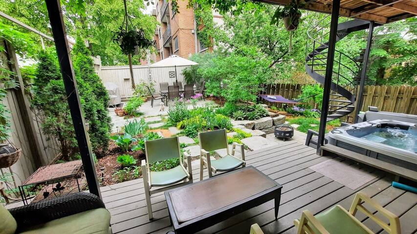 Country in the city with friends