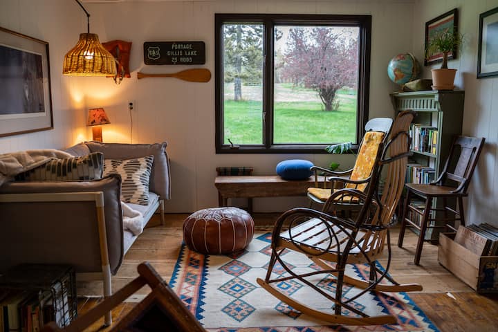 120 Acre Wilderness Retreat & Farm W Finnish Sauna - フィンランド, MN