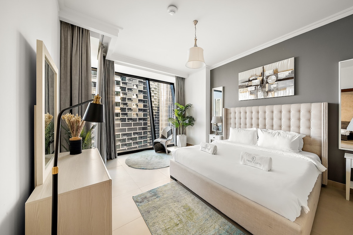 1 Bedroom Furnished Apartment with City View | Burj Vista 4