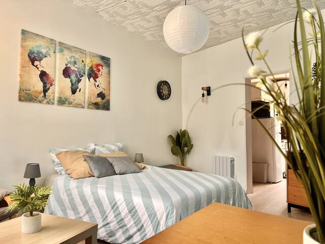 Entire home with Studio bedrooms in Le Havre - Studio à 5 min de la plage du Havre