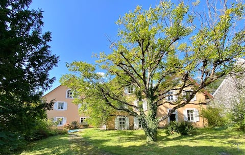 22 people 9 bedrooms: Charming Vosges house
