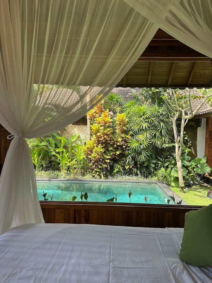 Calme Et Paisible Villa Ubud  1bdr - Private Pool - Ubud