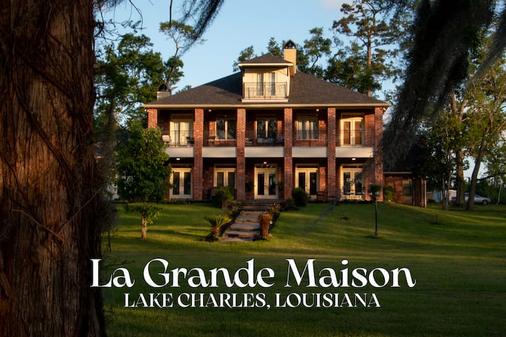 The Big House, Waterfront at Calcasieu River