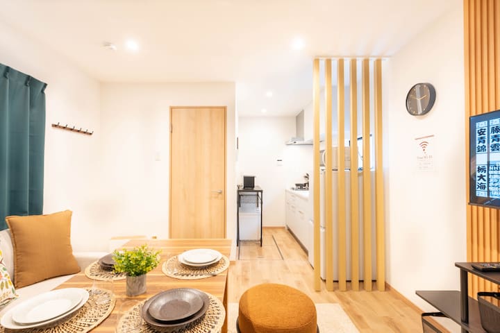 【碧桜】83㎡４寝室・ベット５台/西新宿五丁目駅徒歩４分/5-6人最適/Switch/楽しい時間