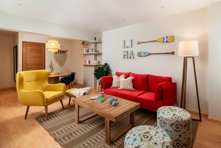 Cozy And Colorful, 1 Block To Boardwalk - Lima