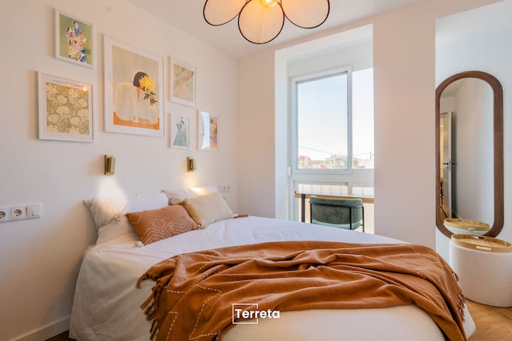 Cabanyal 2 bdr with terrace – Adults only