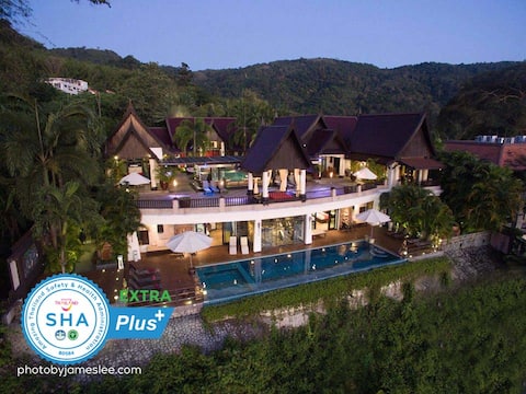 Huge Luxury Thai Style Villa , 2 pools. Chef SHA+