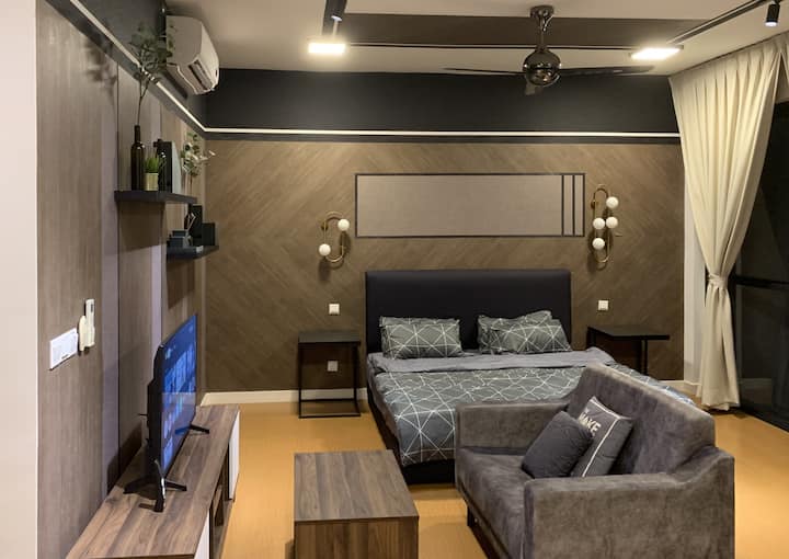 The Hub Ss2-dual Key 02u King Bed Free Park Tv - Petaling Jaya