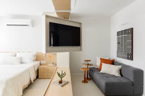 Top Airbnb: New and Fully Equipped Golden Land Studio in Boa Viagem in Recife
