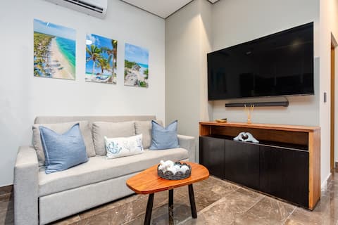 Top performing Airbnb: Luxury Condo Steps from Tulum Beach | Rooftop Ocea in Tulum