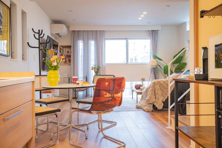 Ikebukuro Japandi Villa｜2 mins from station - Houses for Rent in