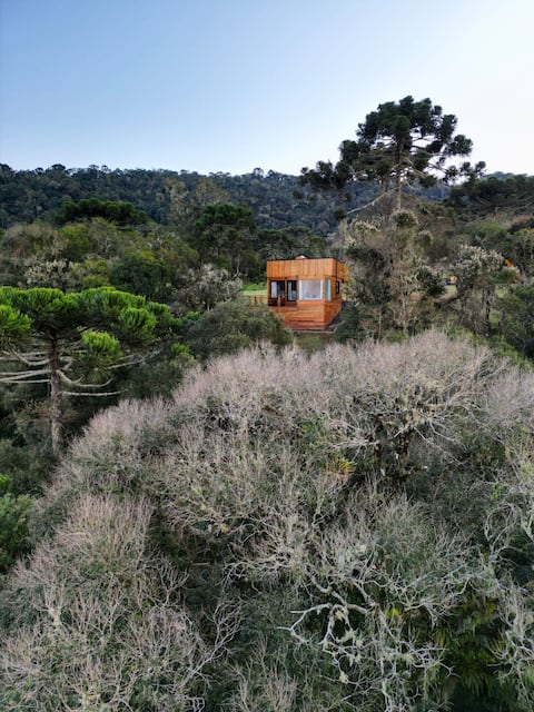 Cabin overlooking the valley