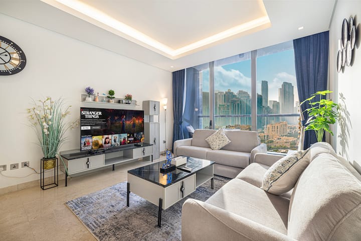 Luxe 1br | Burj View | 10 - Min Walk To Dubai Mall - Dubai