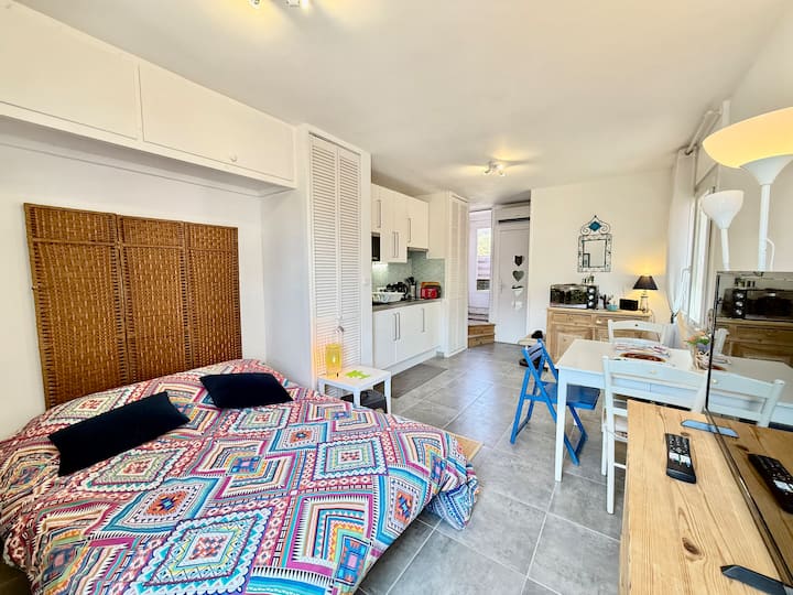 Studio Moderne | Terrasse | Parking Privé - Carqueiranne