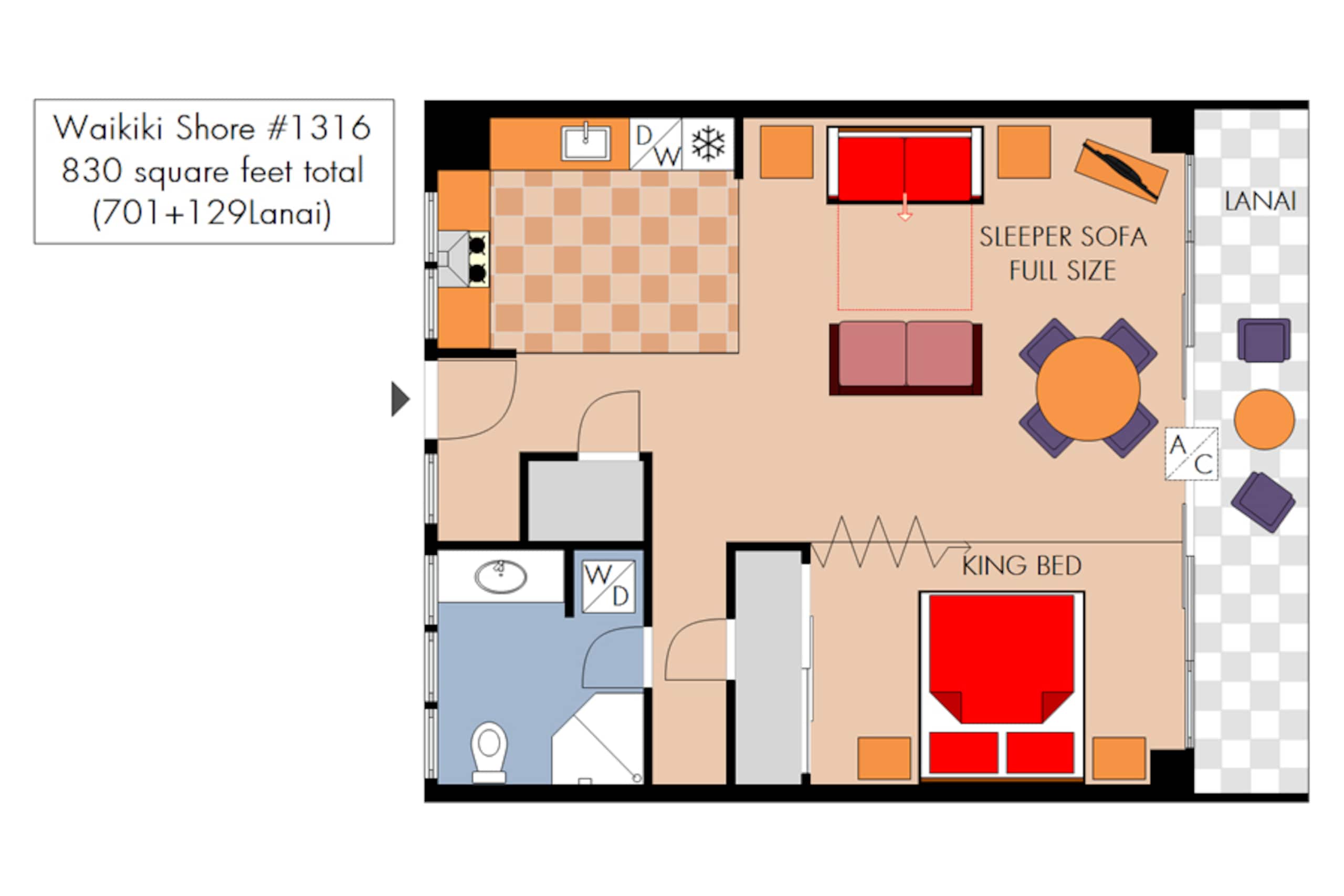 Condo in Honolulu · ★4.88 · 1 bedroom · 2 beds · 1 private bath - Image 3