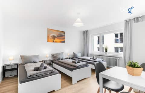 Erfolgreiche Airbnb-Immobilie: Bege Apartments | Smart Comfort in Ostviertel