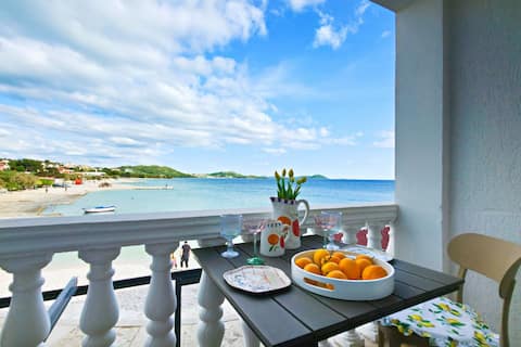 Beachfront apartment