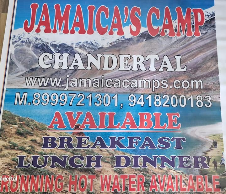 jamaica camp chandertal - Tents for Rent in Lahul & Spiti