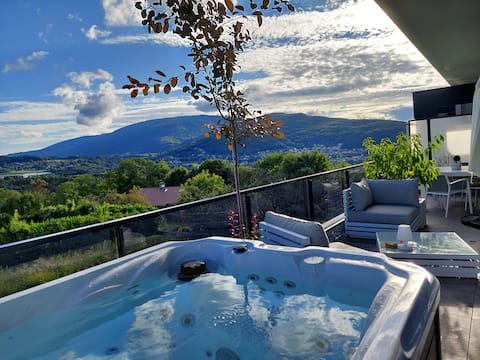 Penthouse with Mont Blanc view