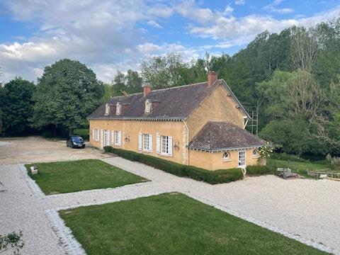 Large house by the river