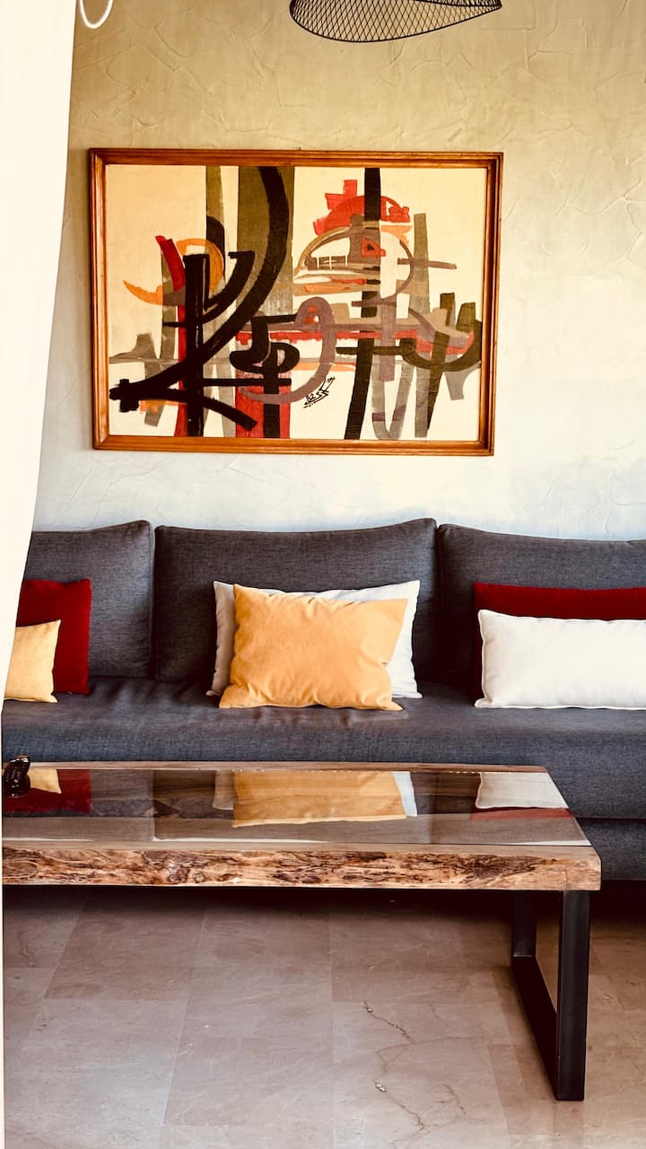 Appartement Avec Jardin Et Vue Sur L’atlas. - Marrakesh