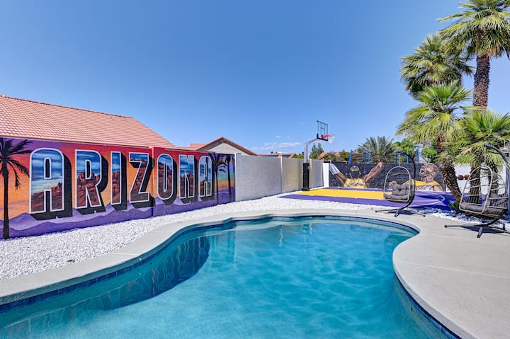 Mesa Luxury Home. Hot Tub, Pool, Golf, Court! - Mesa, AZ