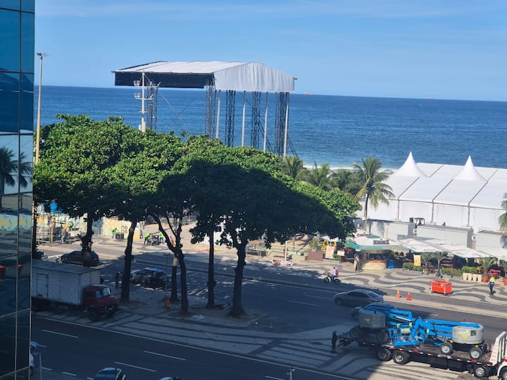 Copa Elegancy Atlântica Vista Mar E Churrasqueira - Copacabana