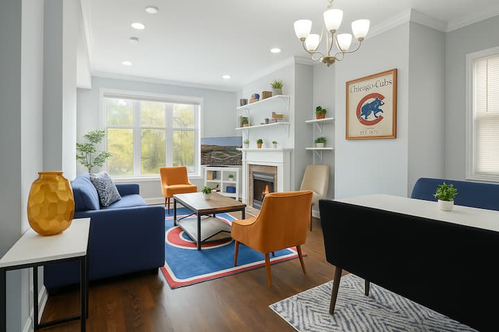 Chic 6br Wrigley W/ Queen Beds & 1 Free Parking - Chicago, IL