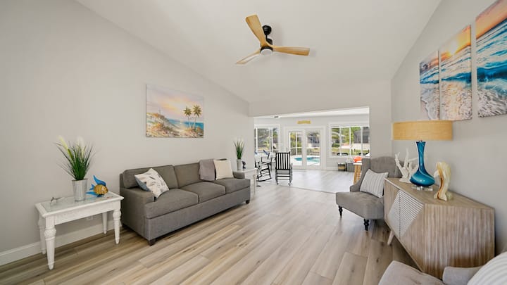 Maeneo ya kuishi yenye nafasi kubwa kwa kila mtu kuenea na kufurahia.