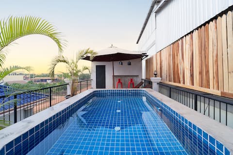 Private 2BR Pool Villa • Kitchenette • Living Room