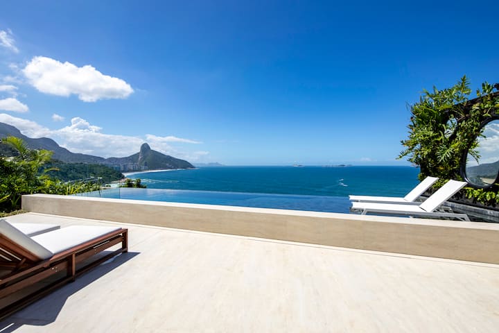 Roc Azul, Seaview Mansion In Joa - Rio de Janeiro