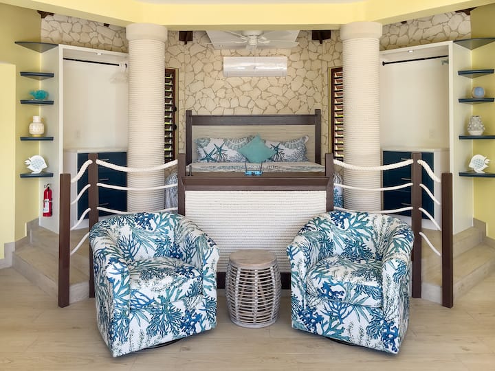 New 2-story Bungalow Directly On Beach - The Bahamas