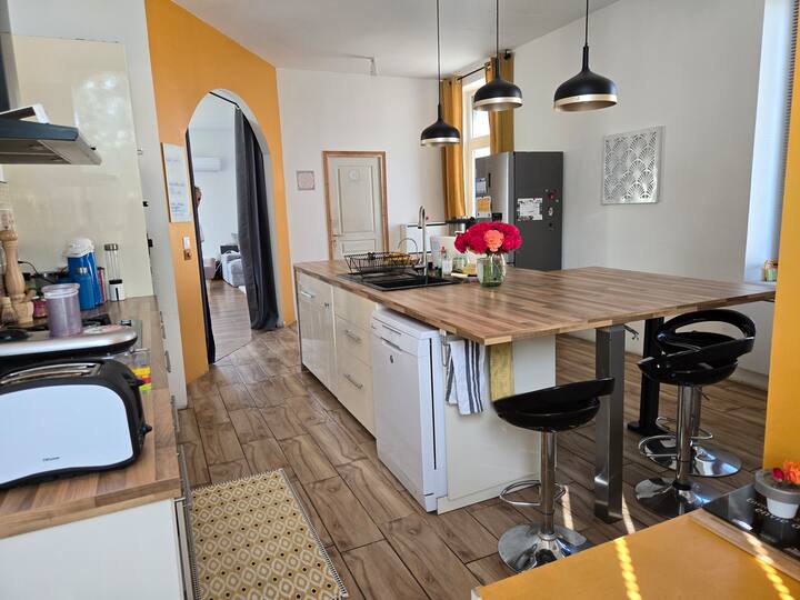 Chambre Dans Belle Maison Lit 140 Chez L'habitant - Gaillac