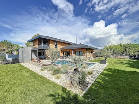 Family home with pool