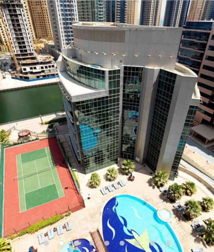 Marina View With Pool & Tennis, Beach 7 Min Walk - Dubai Marina