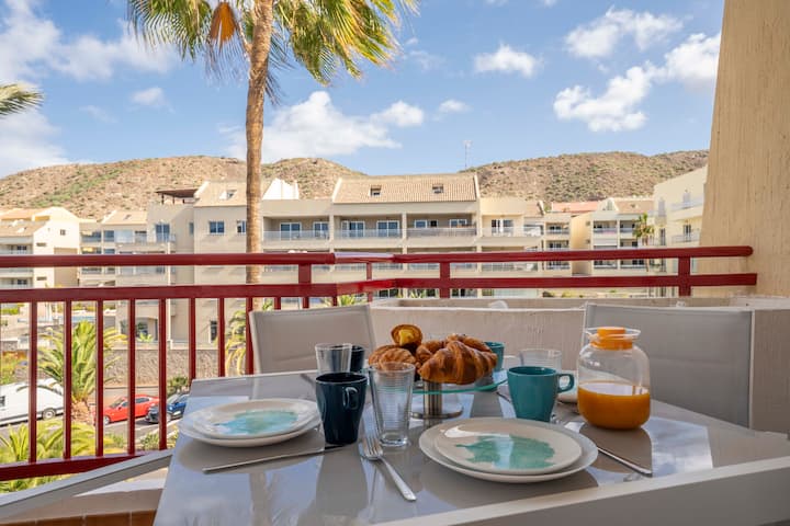 Balcony lounge area
