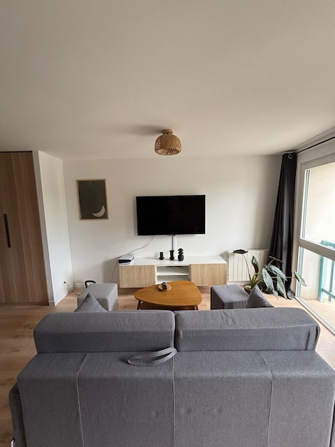 Top performing Airbnb: Beautiful T2 apt - 5 min from Airport / UN / CERN in Ferney Voltaire